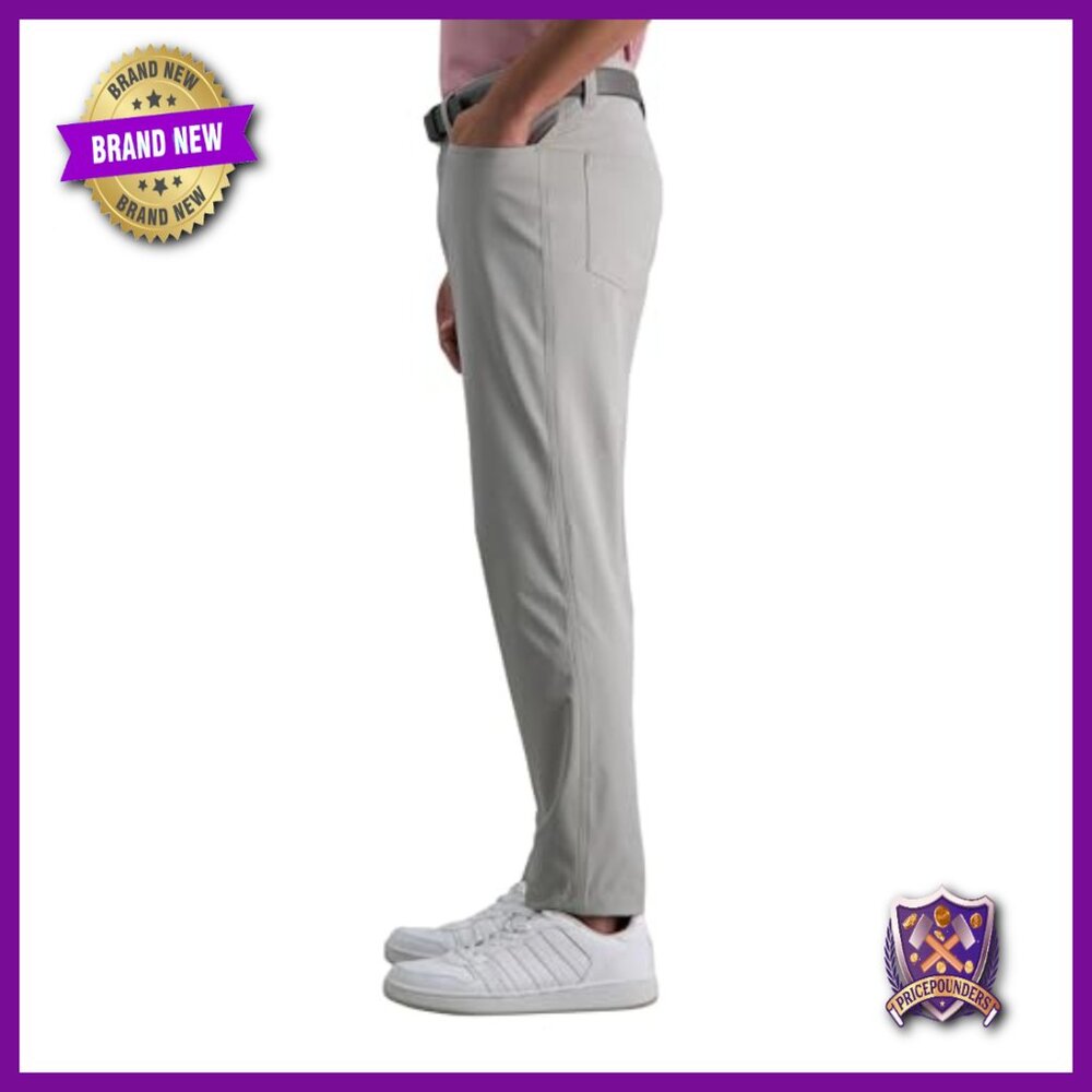 Men's Performance Stretch Tech Pants Straight Fit… - image 3